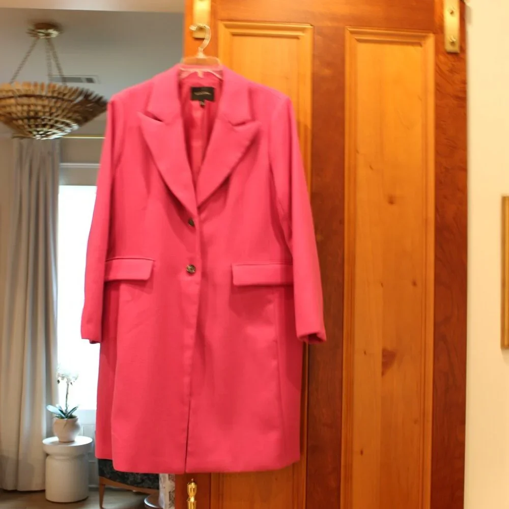Women's Pink Banana Republic Pea coat - Picture 5 of 5
